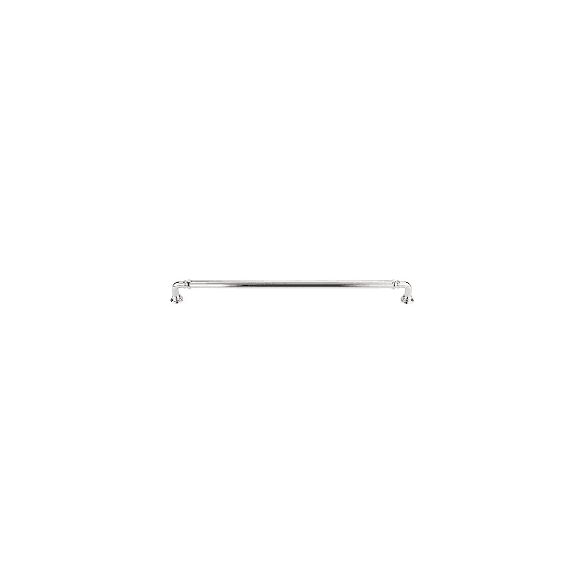Reeded 12 Inch Center to Center Handle Cabinet Pull from the Chareau Series - 10 Pack