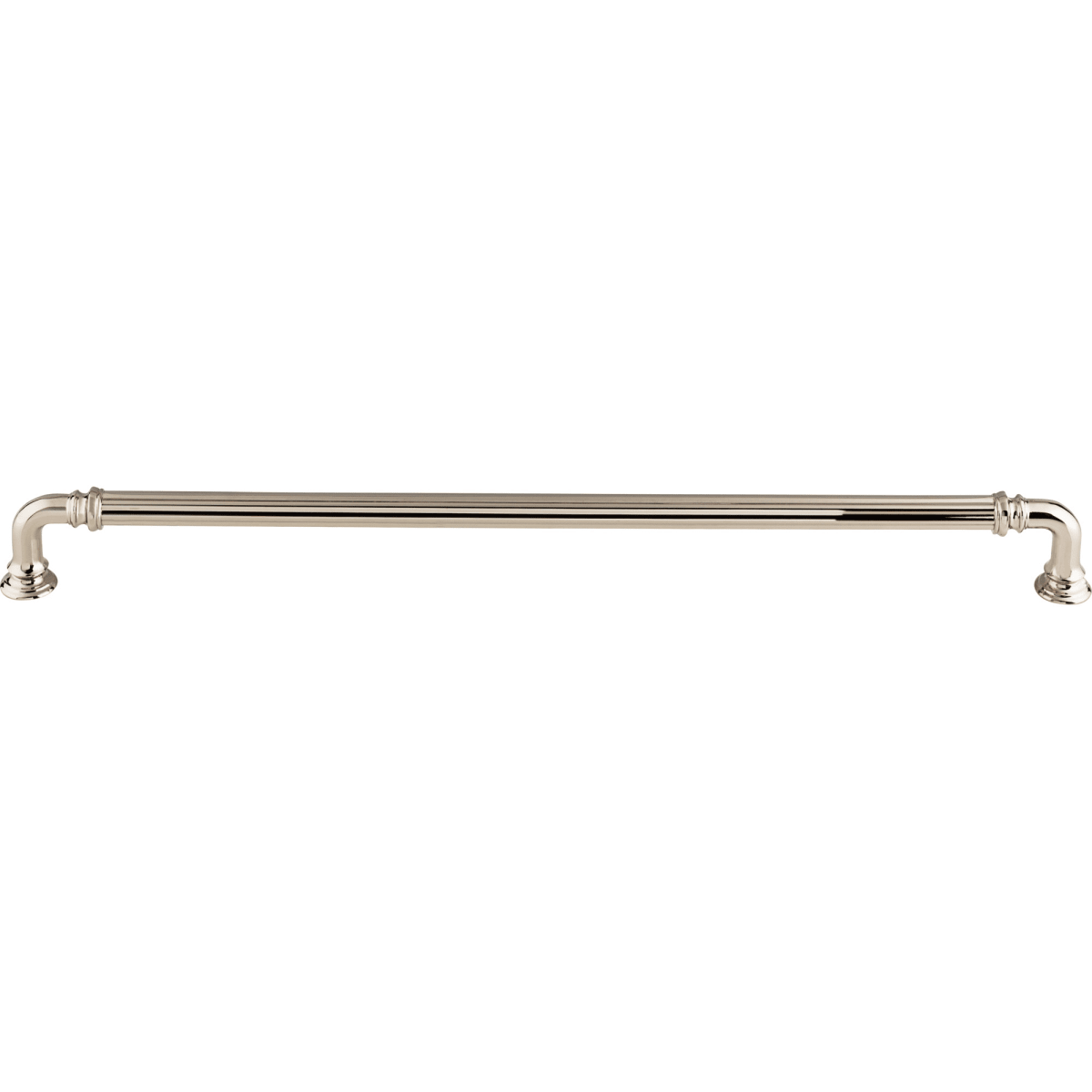 Reeded 12 Inch Center to Center Handle Cabinet Pull from the Chareau Collection