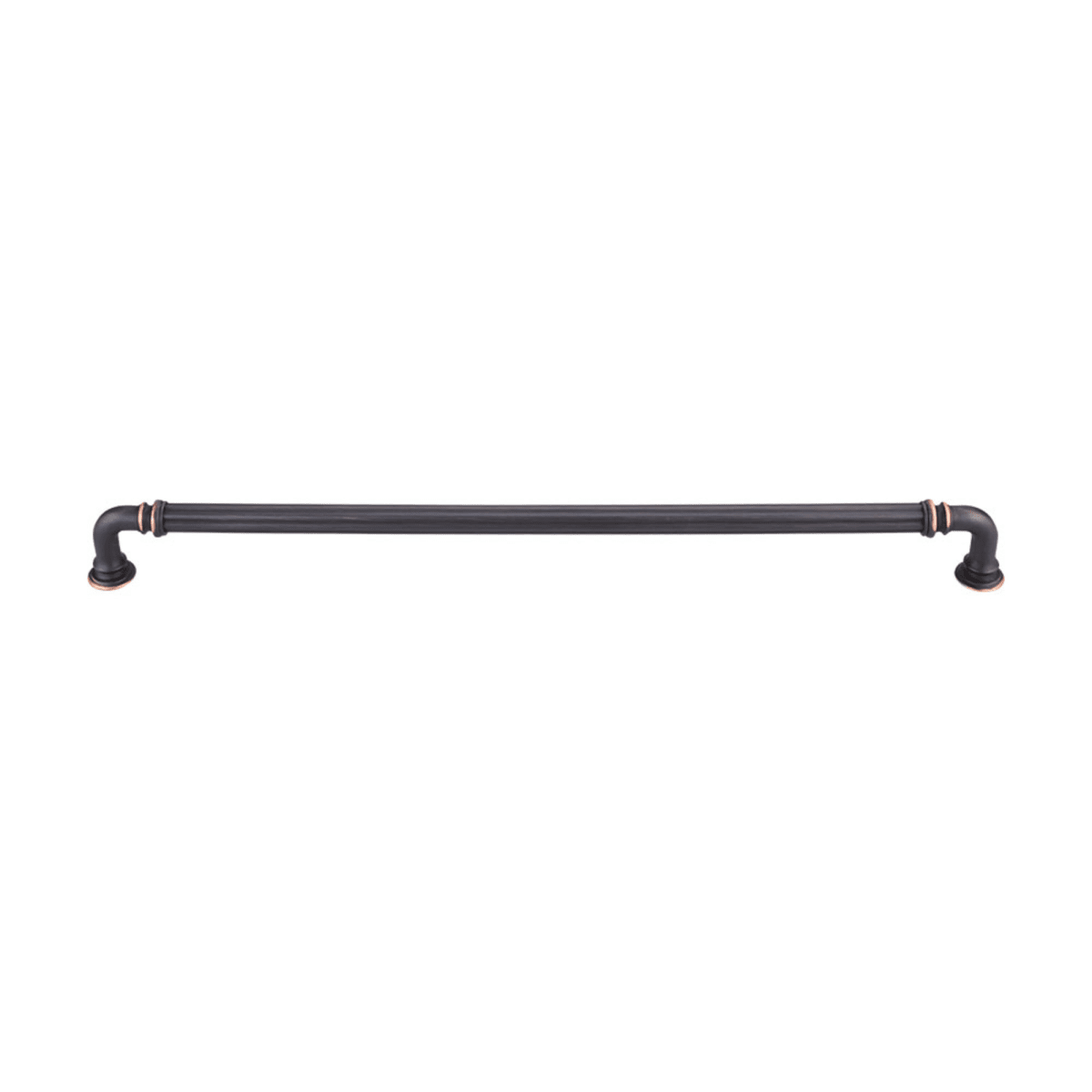 Reeded 12 Inch Center to Center Handle Cabinet Pull from the Chareau Collection