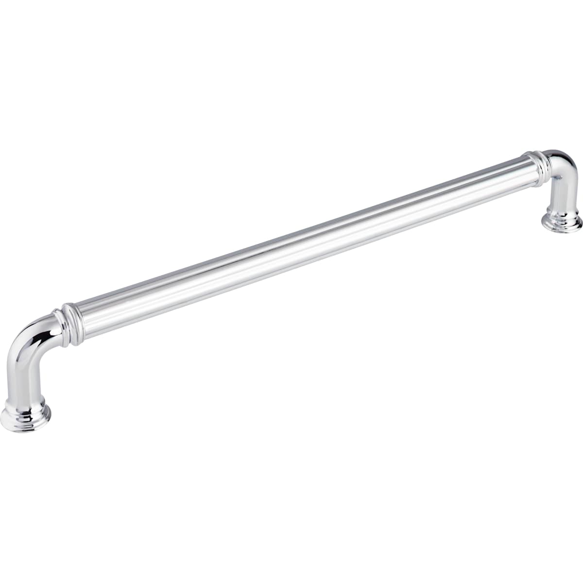 Top Knobs - TK328UM - Reeded 18 Inch Center to Center Appliance Pull from the Chareau Collection in Umbrio
