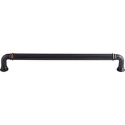 Top Knobs - TK328UM - Reeded 18 Inch Center to Center Appliance Pull from the Chareau Collection in Umbrio