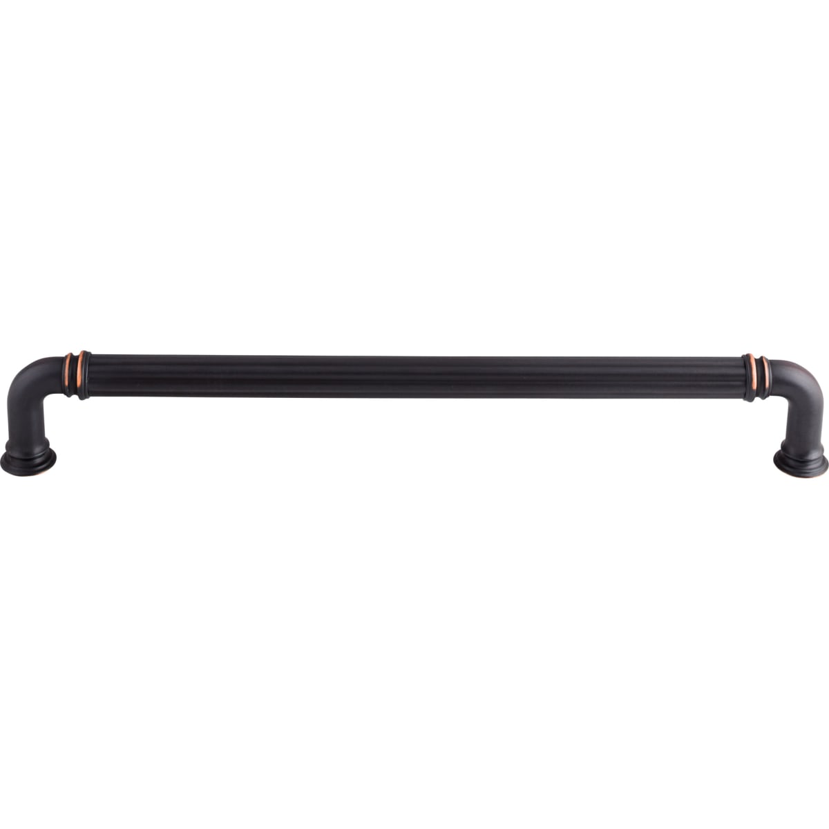 Top Knobs - TK328UM - Reeded 18 Inch Center to Center Appliance Pull from the Chareau Collection in Umbrio