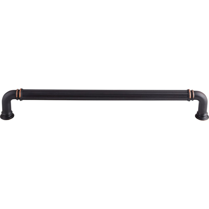 Top Knobs - TK328UM - Reeded 18 Inch Center to Center Appliance Pull from the Chareau Collection in Umbrio