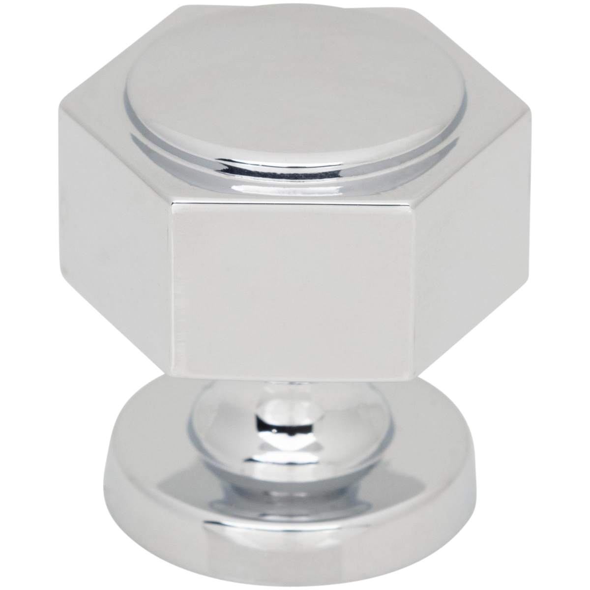 Top Knobs - TK3320PC - Stanmore 1-1/4 Inch Geometric Cabinet Knob from the Brockwell Collection in Polished Chrome