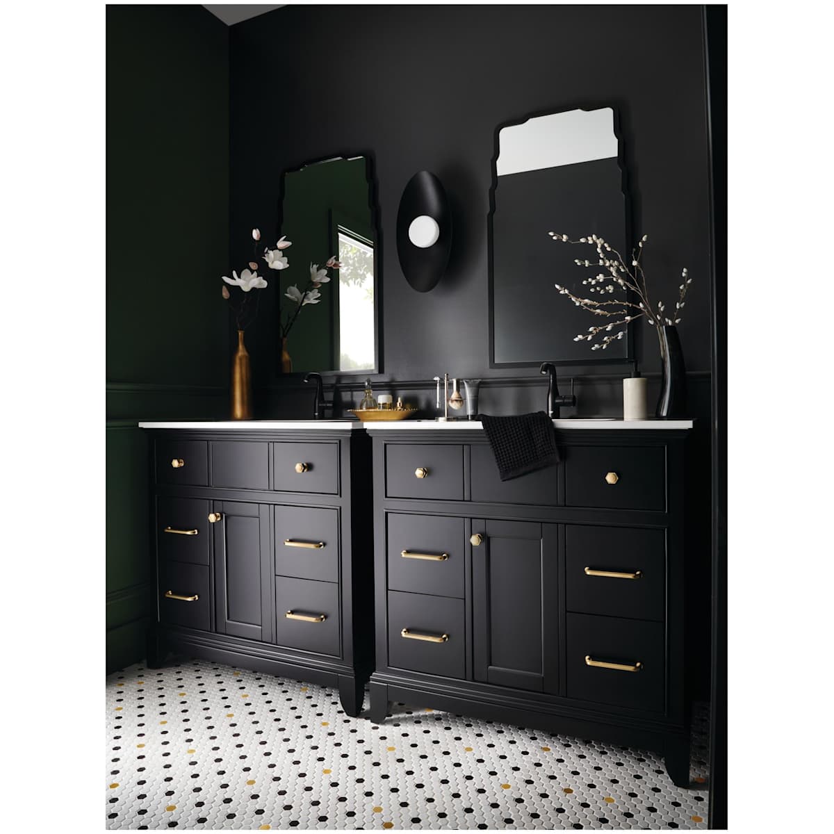 Top Knobs - TK3327BSN - Stanmore 12 Inch Center to Center Handle Appliance Pull from the Brockwell Collection in Brushed Satin Nickel