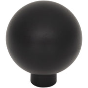 Top Knobs - TK3341BLK - Brockwell 1-1/4 Inch Round Cabinet Knob in Flat Black