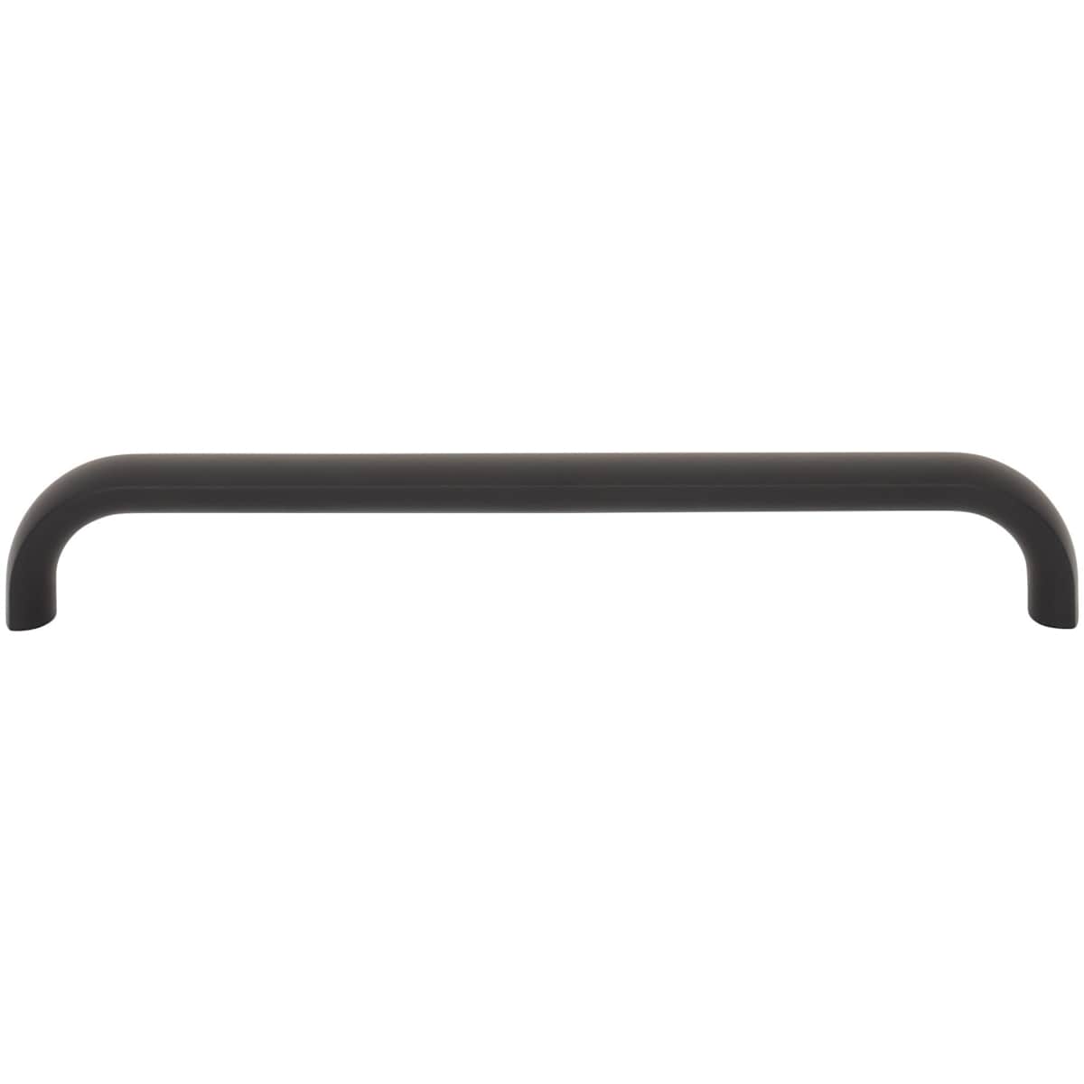 Top Knobs - TK3344BLK - Brockwell 6-5/16 Inch Center to Center Handle Cabinet Pull in Flat Black