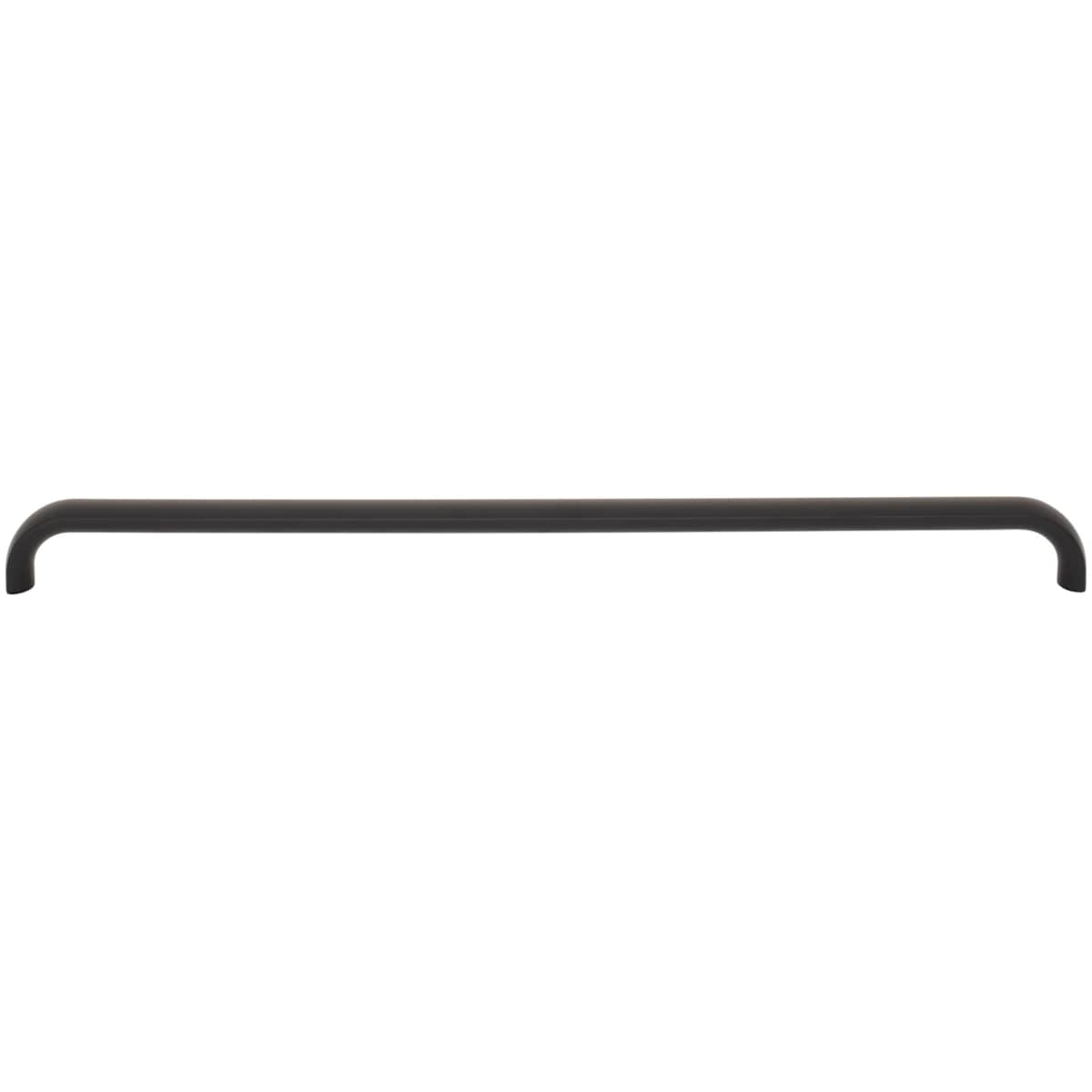 Top Knobs - TK3347BLK - Brockwell 12 Inch Center to Center Handle Cabinet Pull in Flat Black