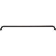 Top Knobs - TK3347BLK - Brockwell 12 Inch Center to Center Handle Cabinet Pull in Flat Black