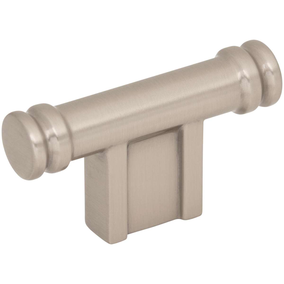 Top Knobs - TK3380BSN - Newburn 2-1/4 Inch Bar Cabinet Knob from the Brockwell Collection in Brushed Satin Nickel
