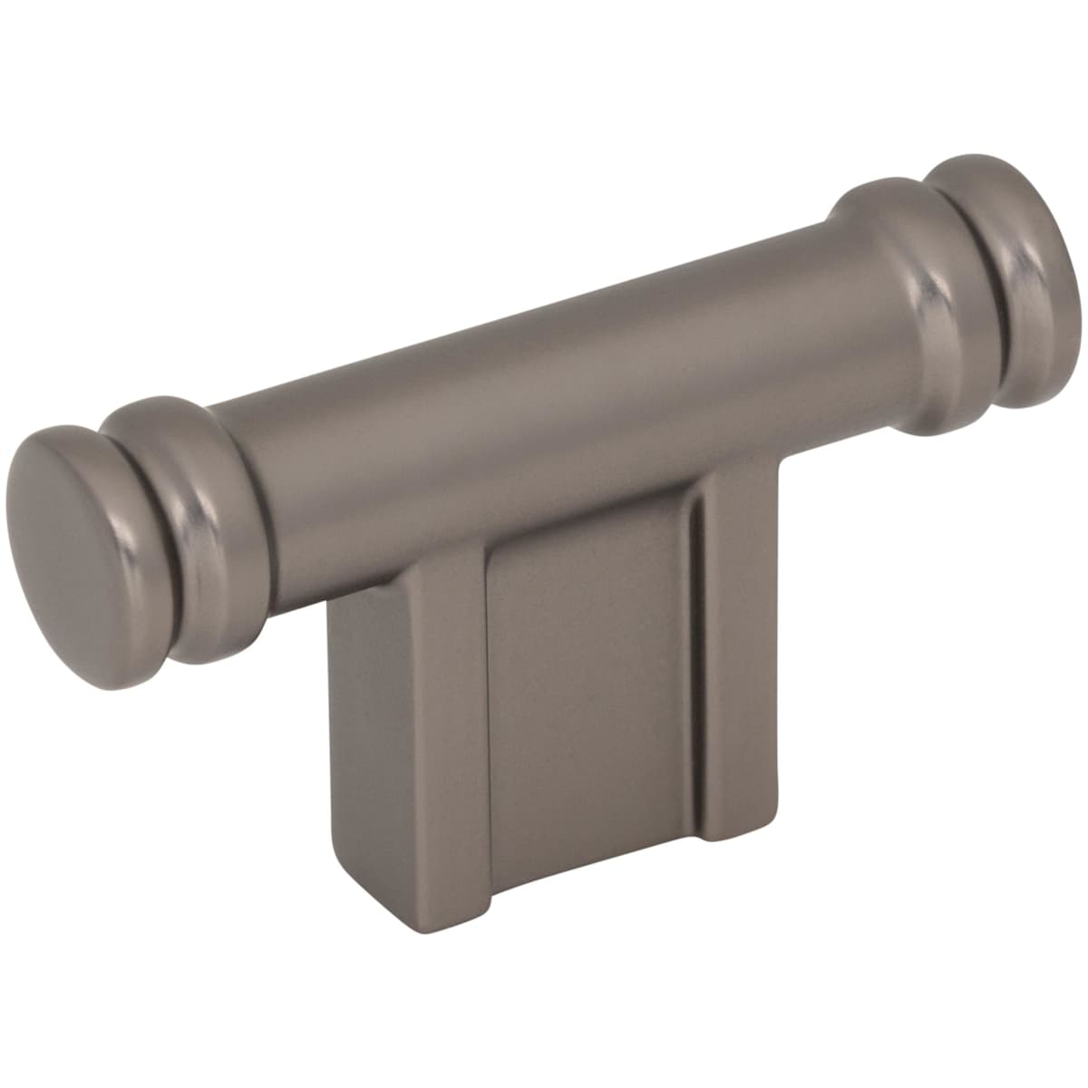 Top Knobs - TK3380BSN - Newburn 2-1/4 Inch Bar Cabinet Knob from the Brockwell Collection in Brushed Satin Nickel