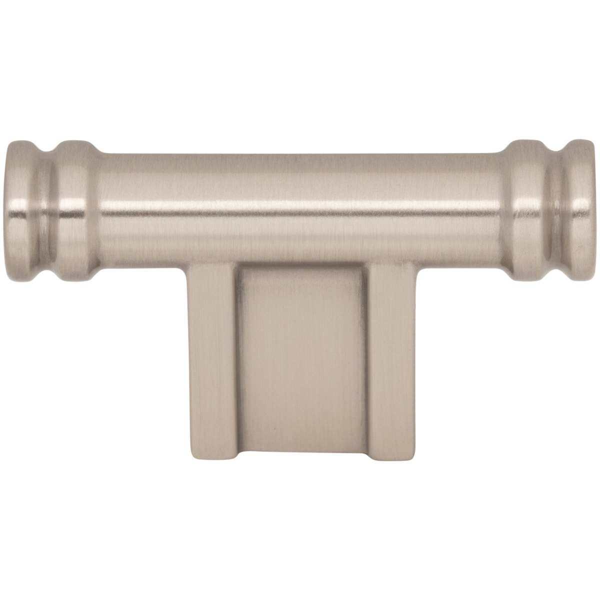 Top Knobs - TK3380BSN - Newburn 2-1/4 Inch Bar Cabinet Knob from the Brockwell Collection in Brushed Satin Nickel
