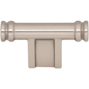 Top Knobs - TK3380BSN - Newburn 2-1/4 Inch Bar Cabinet Knob from the Brockwell Collection in Brushed Satin Nickel