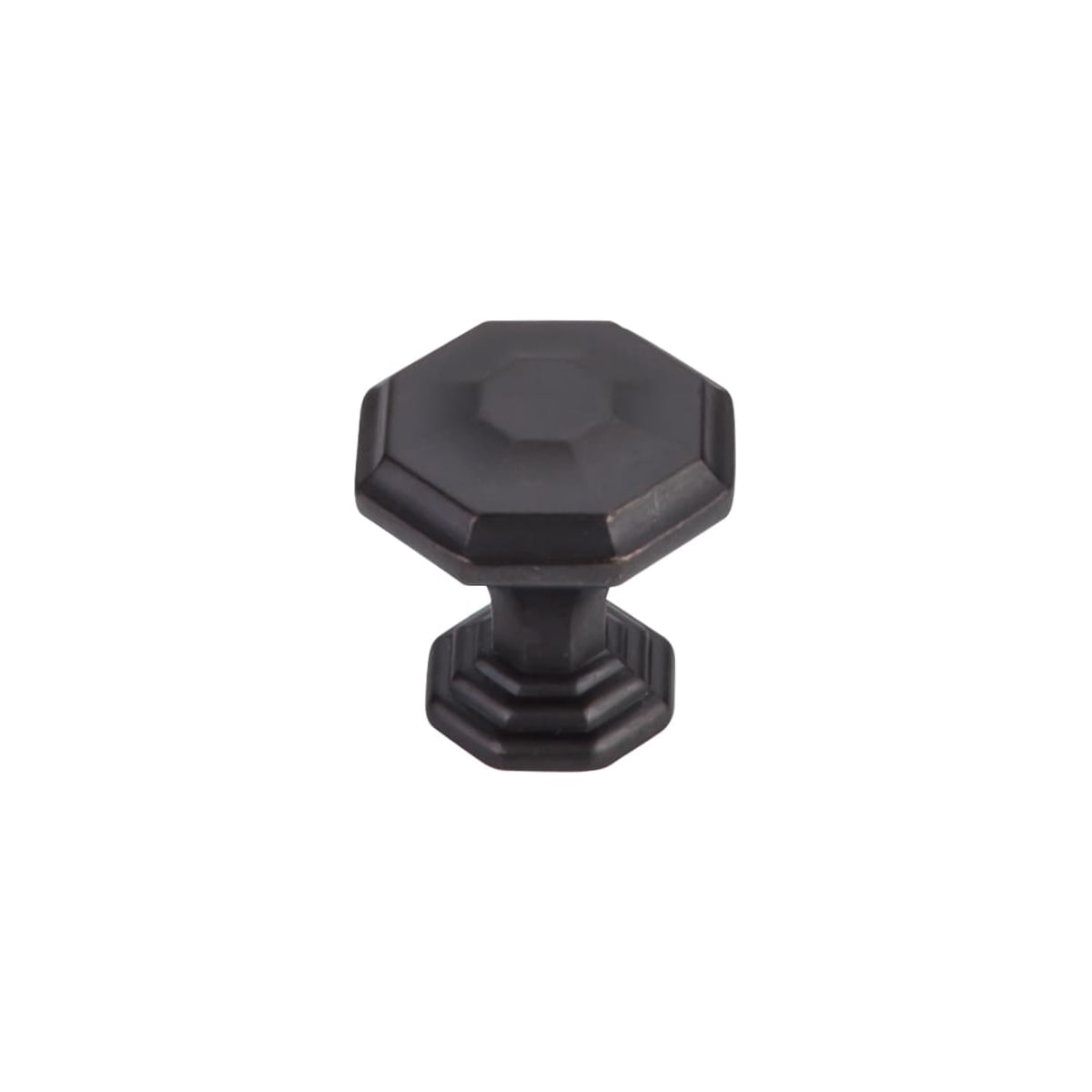Top Knobs - TK340SAB-25PACK - Chalet 1-1/8 Inch Geometric Cabinet Knob from the Chareau Collection - 25 Pack in Sable