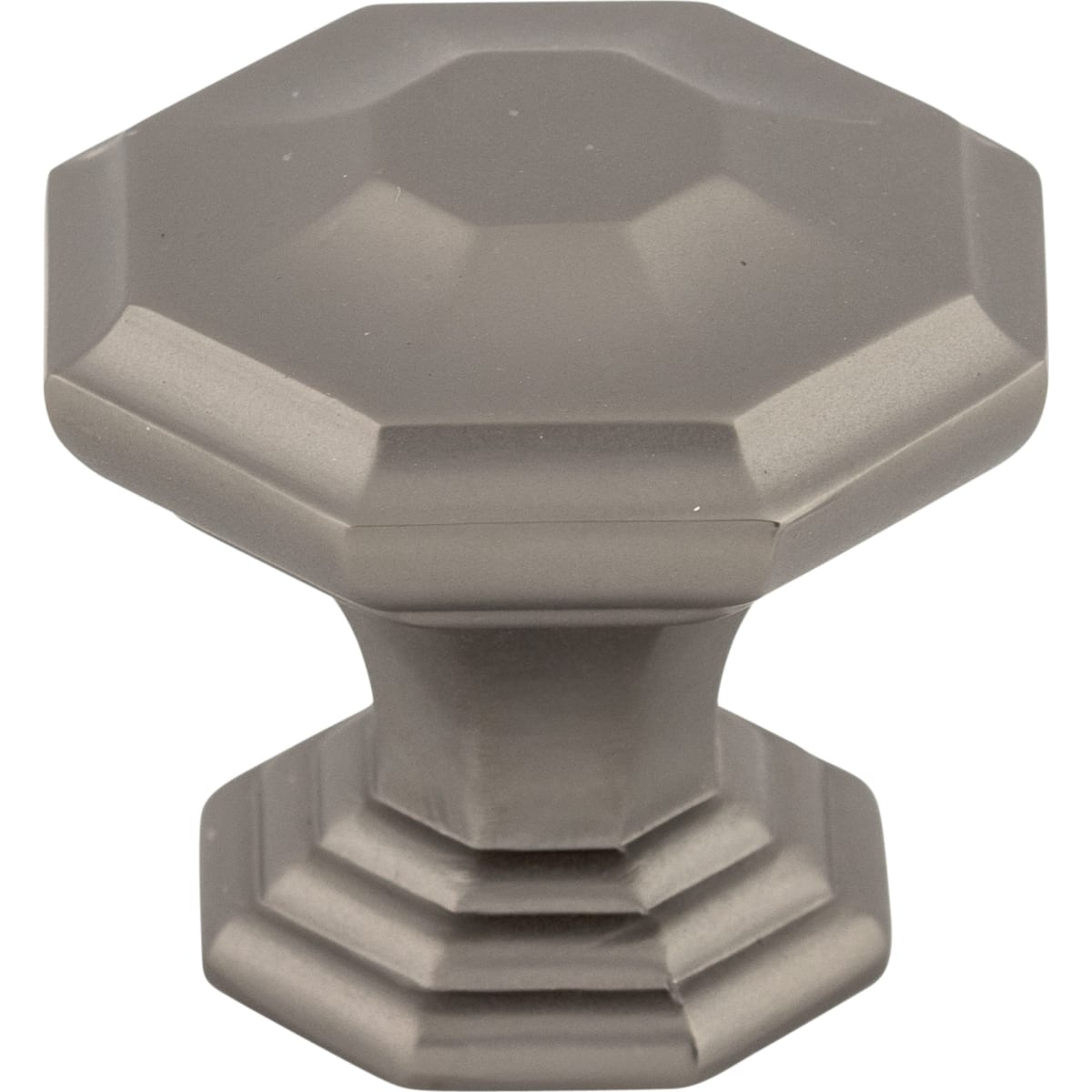 Top Knobs - TK348AG - Chalet 1-1/2 Inch Geometric Cabinet Knob from the Chareau Collection in Ash Gray