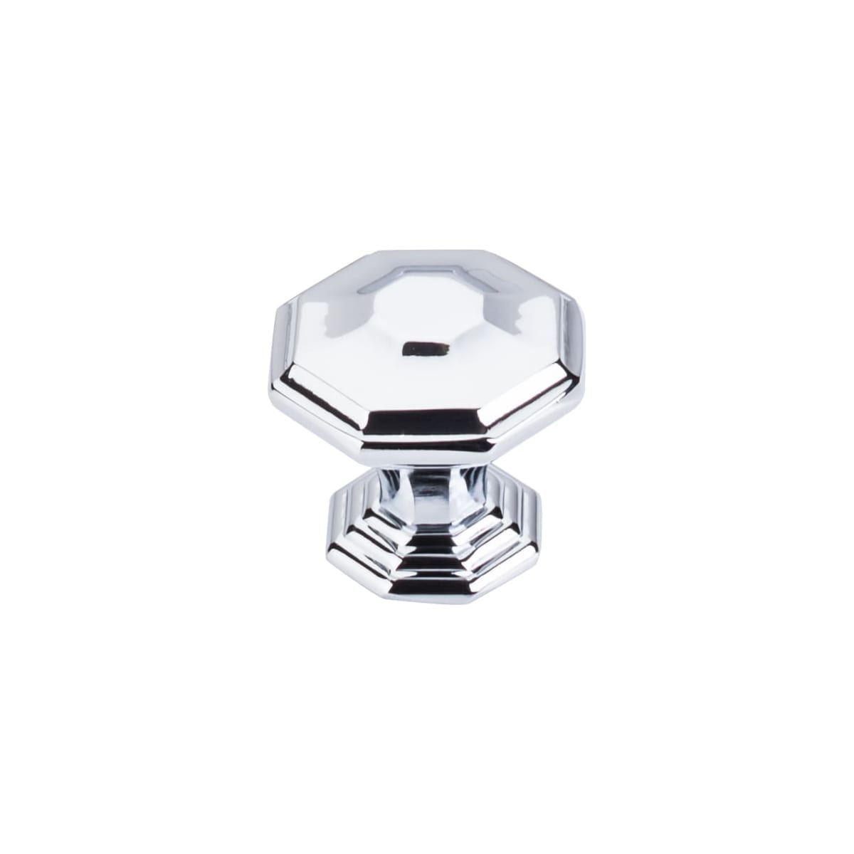 Top Knobs - TK348PC-10PACK - Chalet 1-1/2 Inch Geometric Cabinet Knob from the Chareau Collection - 10 Pack in Polished Chrome
