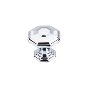 Top Knobs - TK348PC-10PACK - Chalet 1-1/2 Inch Geometric Cabinet Knob from the Chareau Collection - 10 Pack in Polished Chrome