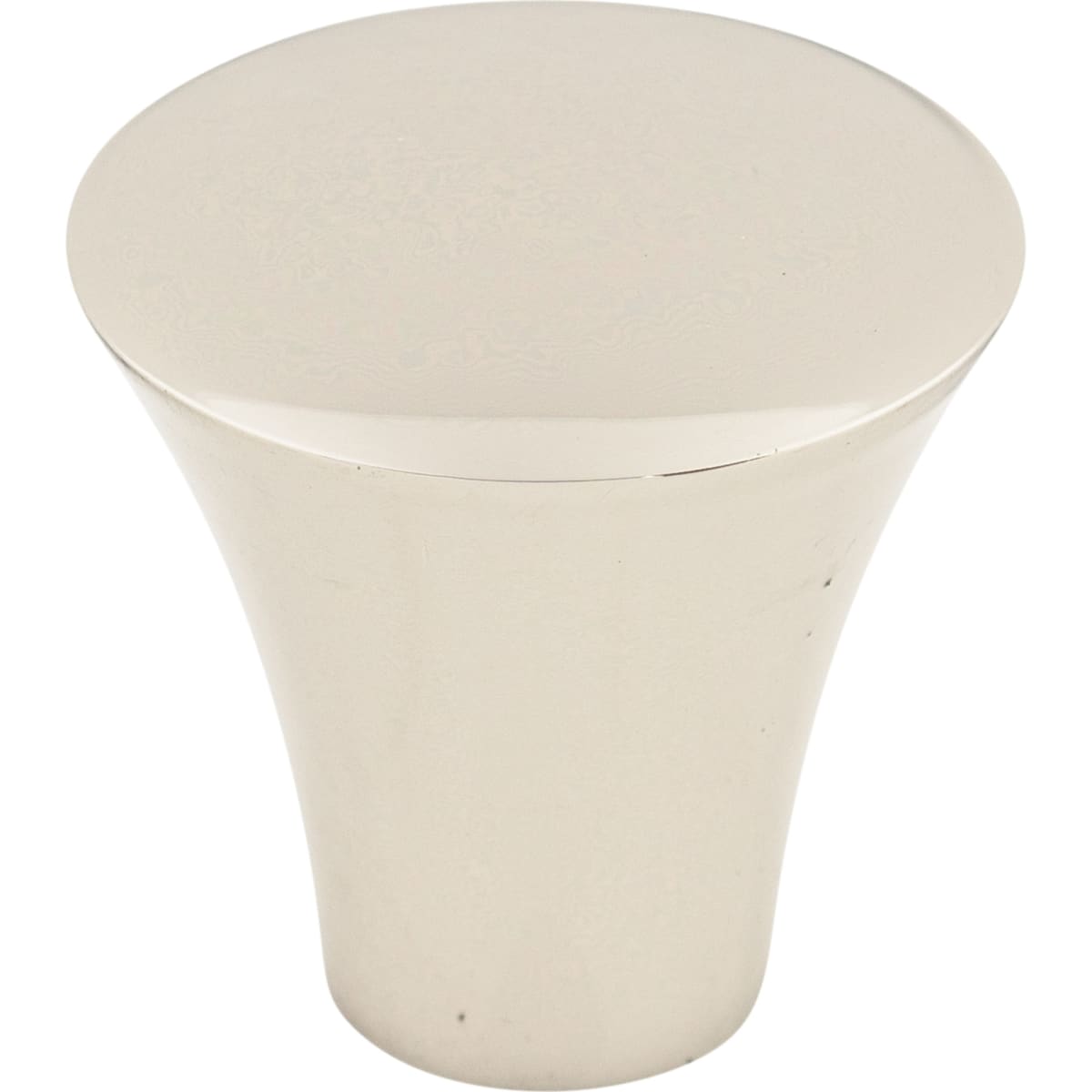 Top Knobs - TK380PN - Shrewsbury 1-1/8 Inch Conical Cabinet Knob from the Chareau Collection in Polished Nickel