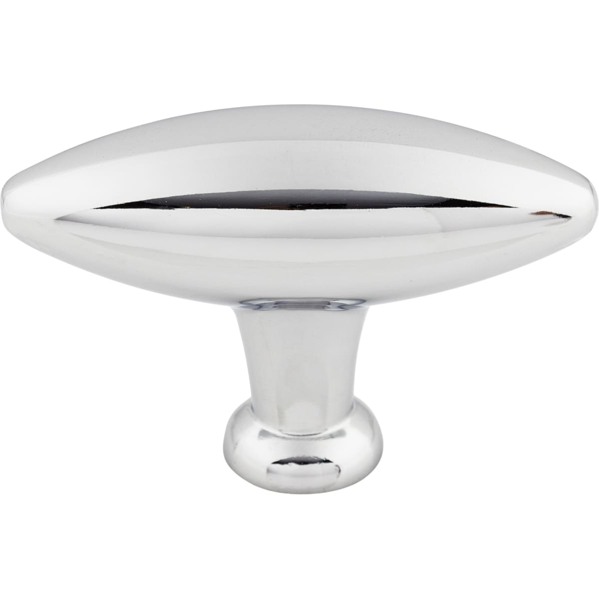 Top Knobs - TK381PC - Shrewsbury 2-5/16 Inch Bar Cabinet Knob from the Chareau Collection in Polished Chrome