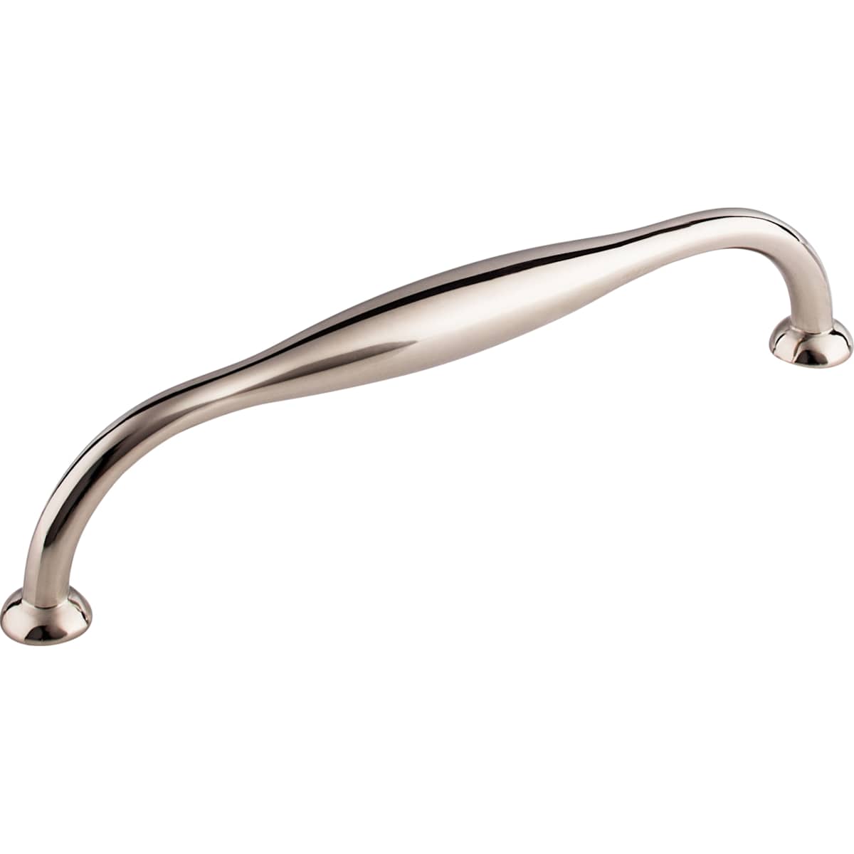 Top Knobs - TK382BSN - Shrewsbury 6-5/16 Inch Center to Center Handle Cabinet Pull from the Chareau Collection in Brushed Satin Nickel
