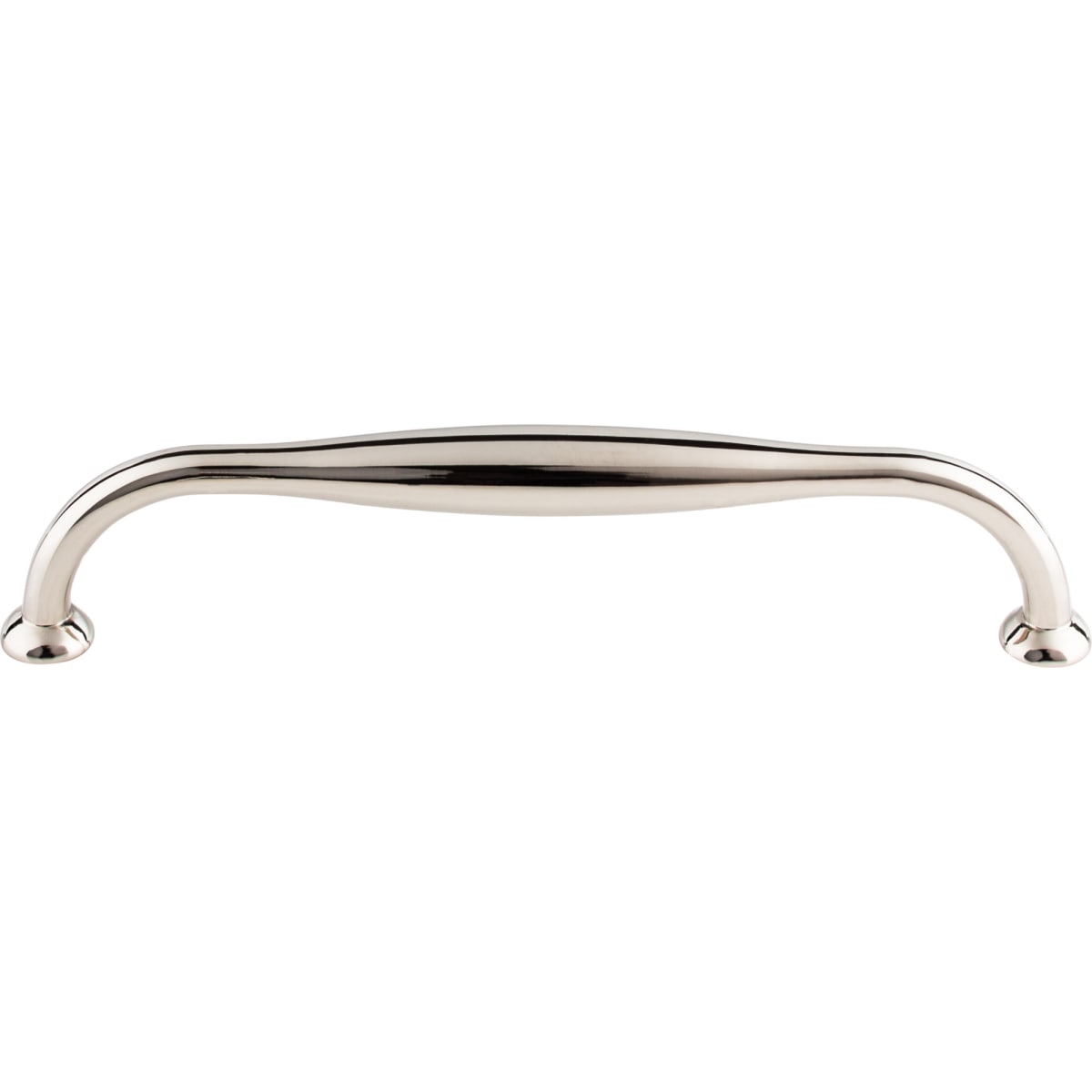 Top Knobs - TK383PN - Shrewsbury 7-1/2 Inch Center to Center Handle Cabinet Pull from the Chareau Collection in Polished Nickel