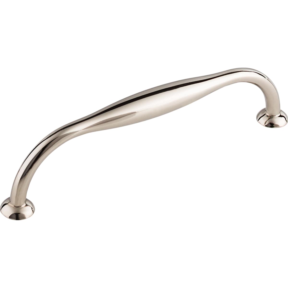 Top Knobs - TK384PC - Shrewsbury 5-1/16 Inch Center to Center Handle Cabinet Pull from the Chareau Collection in Polished Chrome