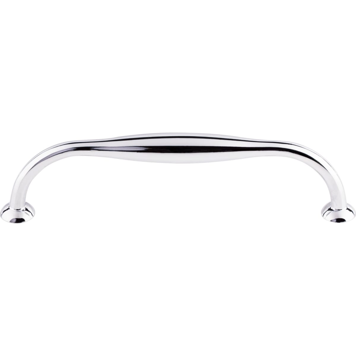 Top Knobs - TK384PC - Shrewsbury 5-1/16 Inch Center to Center Handle Cabinet Pull from the Chareau Collection in Polished Chrome