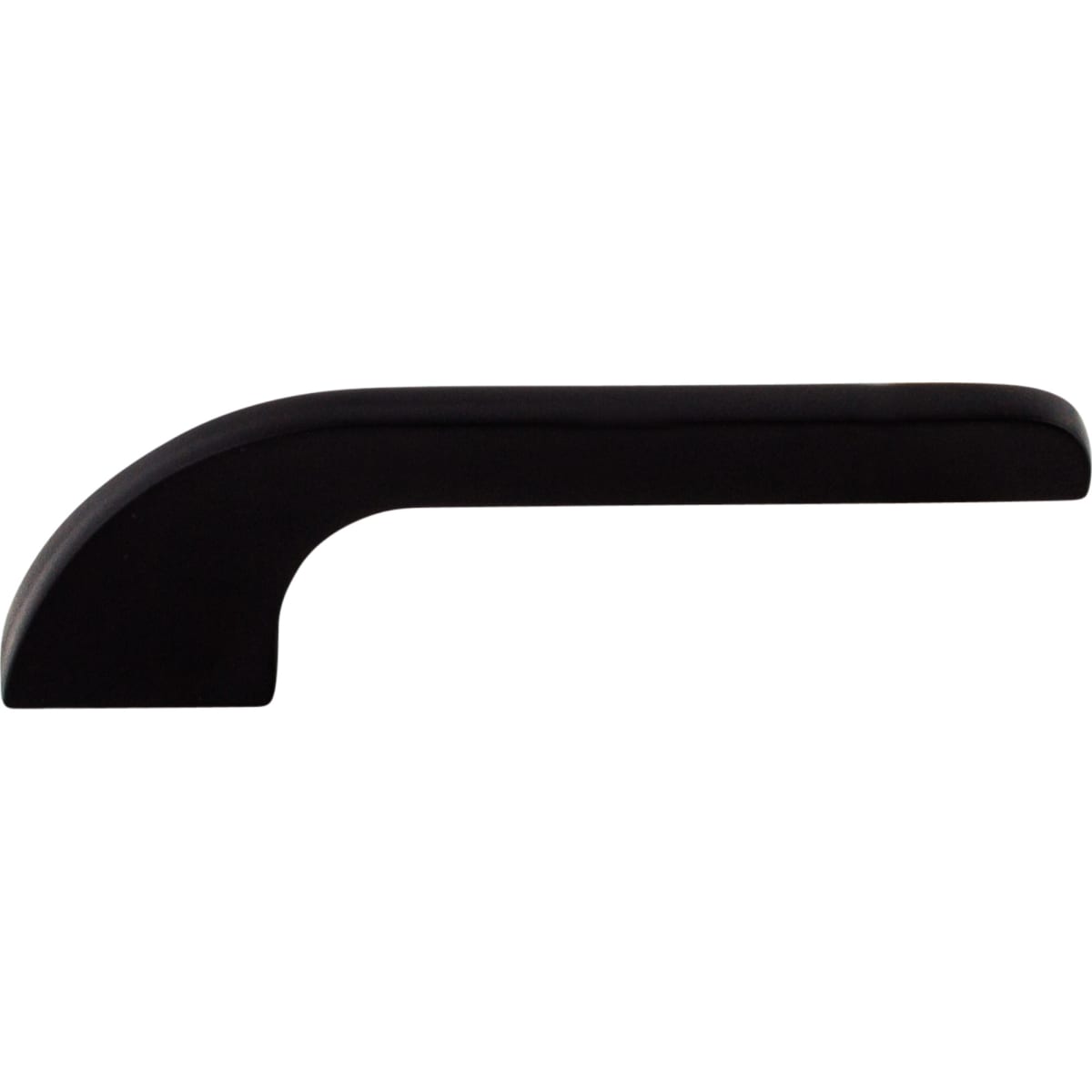 Top Knobs - TK42BLK - Neo 4 inch Long Designer Cabinet Knob from the Sanctuary Collection in Flat Black
