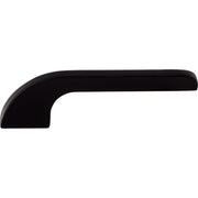 Top Knobs - TK42BLK - Neo 4 inch Long Designer Cabinet Knob from the Sanctuary Collection in Flat Black