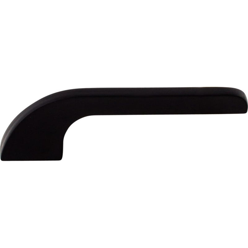 Top Knobs - TK42BLK - Neo 4 inch Long Designer Cabinet Knob from the Sanctuary Collection in Flat Black