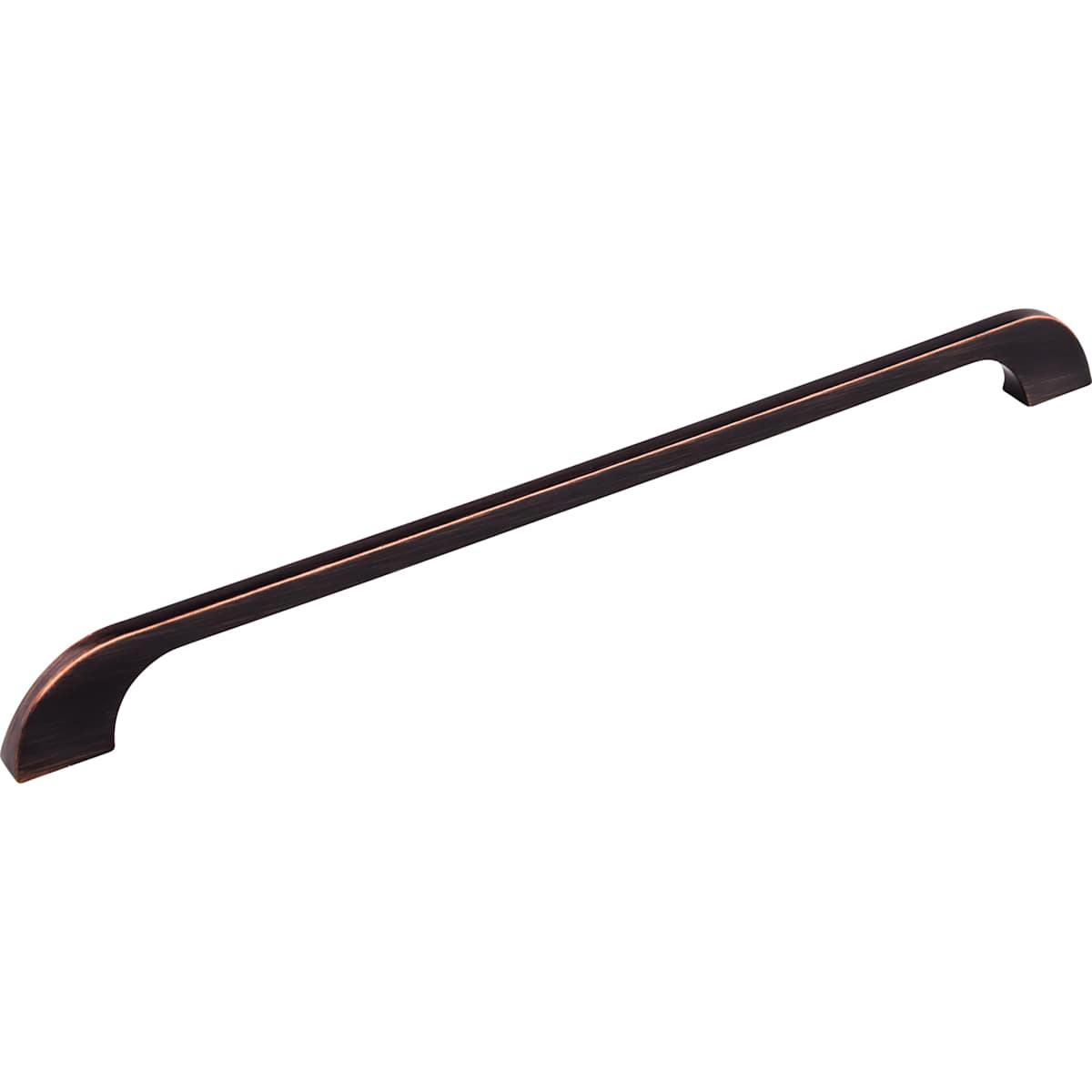 Top Knobs - TK46PN - Neo 12 Inch Center to Center Handle Cabinet Pull from the Sanctuary Collection in Polished Nickel