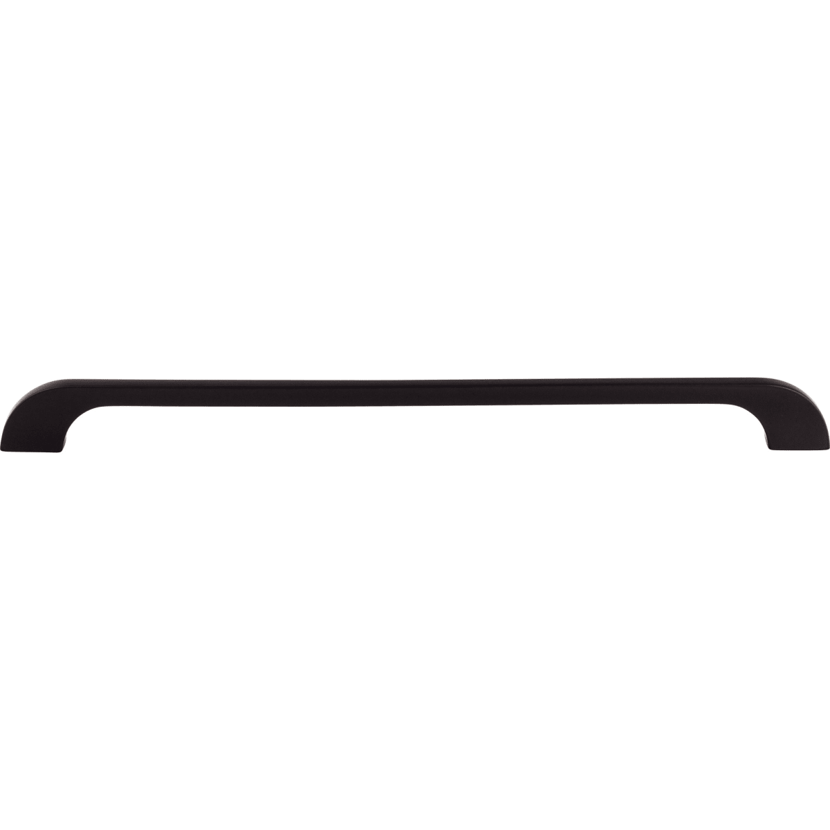 Top Knobs - TK46BLK - Neo 12 Inch Center to Center Handle Cabinet Pull from the Sanctuary Collection in Flat Black