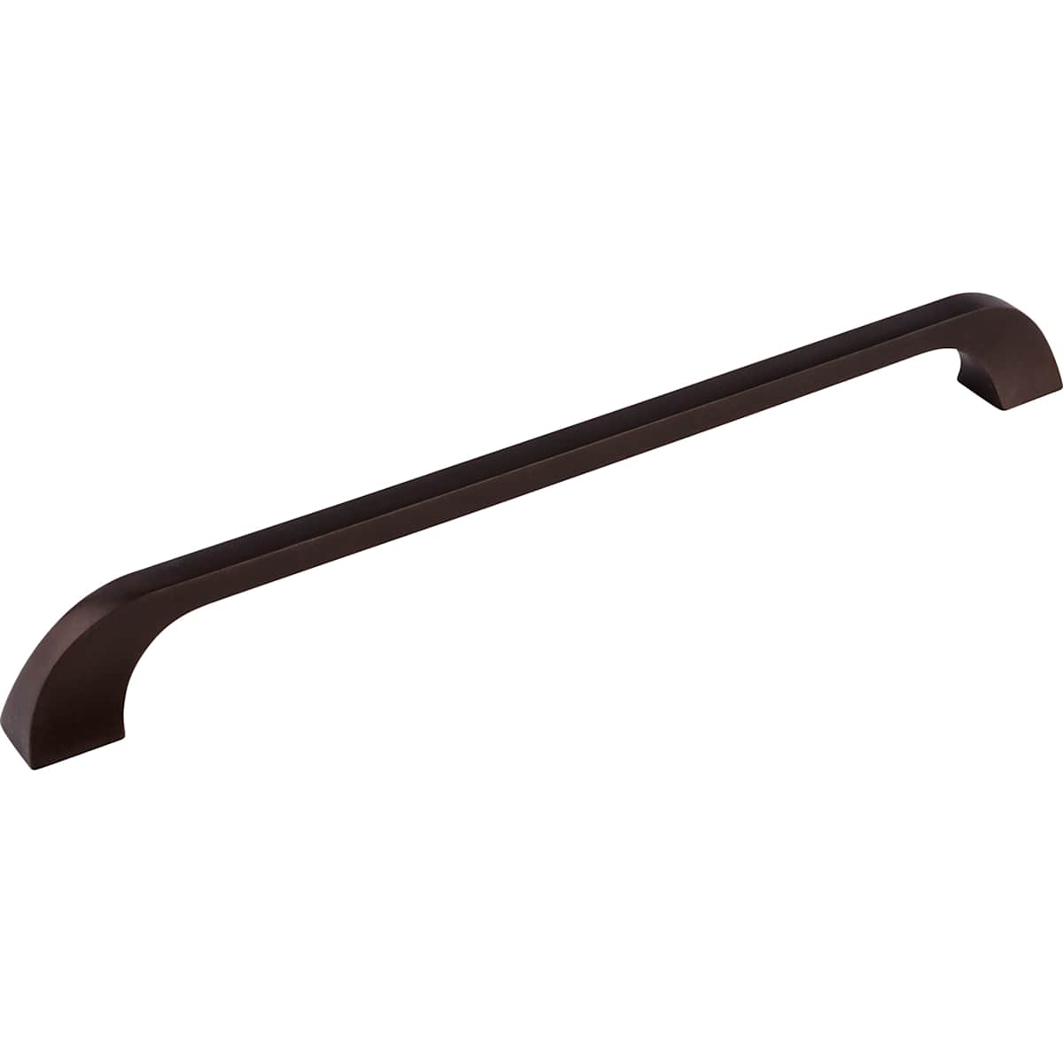 Top Knobs - TK47BLK - Neo 12 Inch Center to Center Appliance Pull from the Appliance Collection in Flat Black