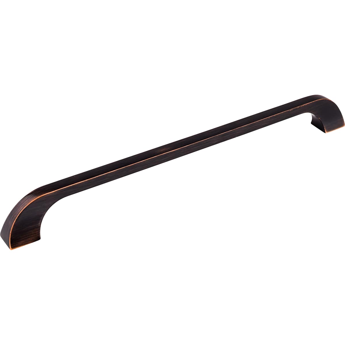 Top Knobs - TK47BLK - Neo 12 Inch Center to Center Appliance Pull from the Appliance Collection in Flat Black