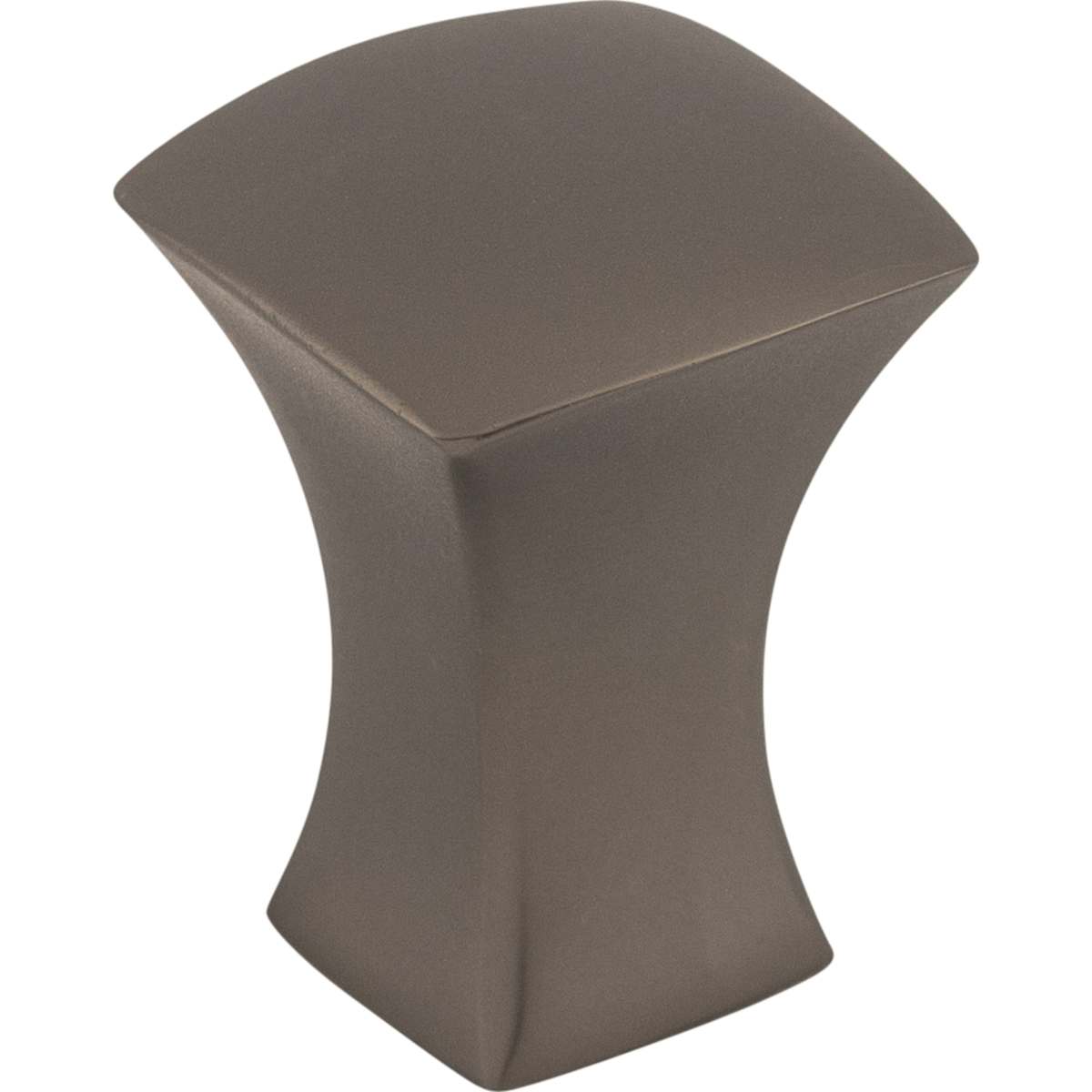Top Knobs - TK550UM - Glacier 3/4 Inch Square Cabinet Knob from the Mercer Collection in Umbrio