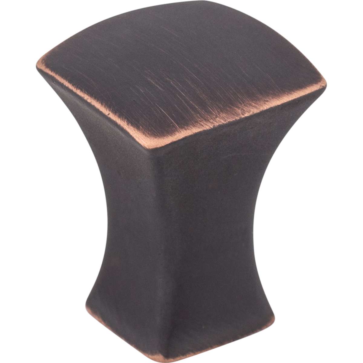 Top Knobs - TK550UM - Glacier 3/4 Inch Square Cabinet Knob from the Mercer Collection in Umbrio