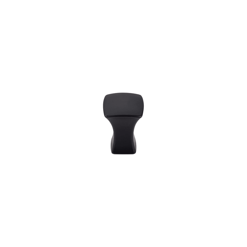 Top Knobs - TK550BLK-10PACK - Glacier 3/4 Inch Square Cabinet Knob from the Mercer Collection - 10 Pack in Black