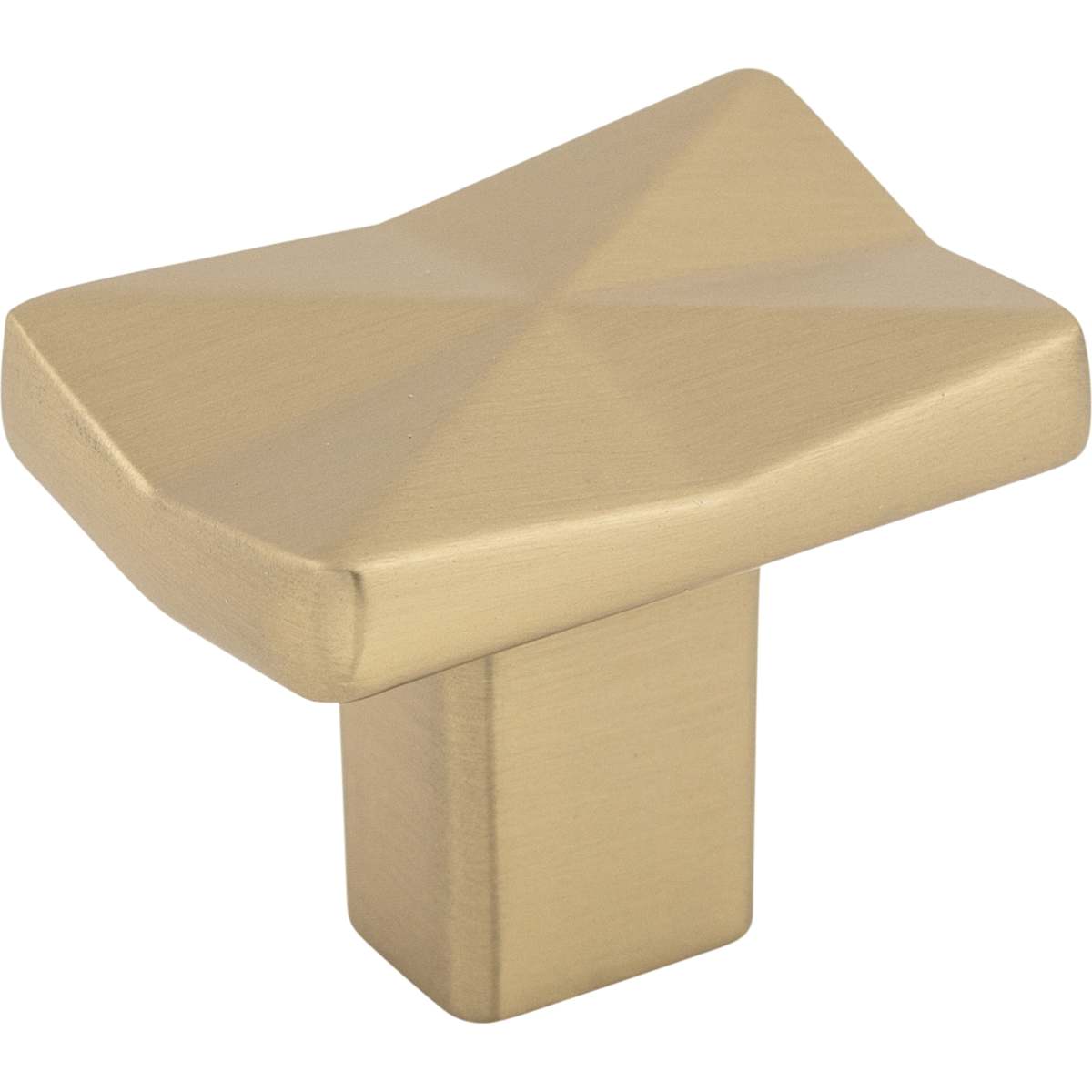 Top Knobs - TK560PC - Quilted 1-1/4 Inch Rectangular Cabinet Knob from the Mercer Collection in Polished Chrome