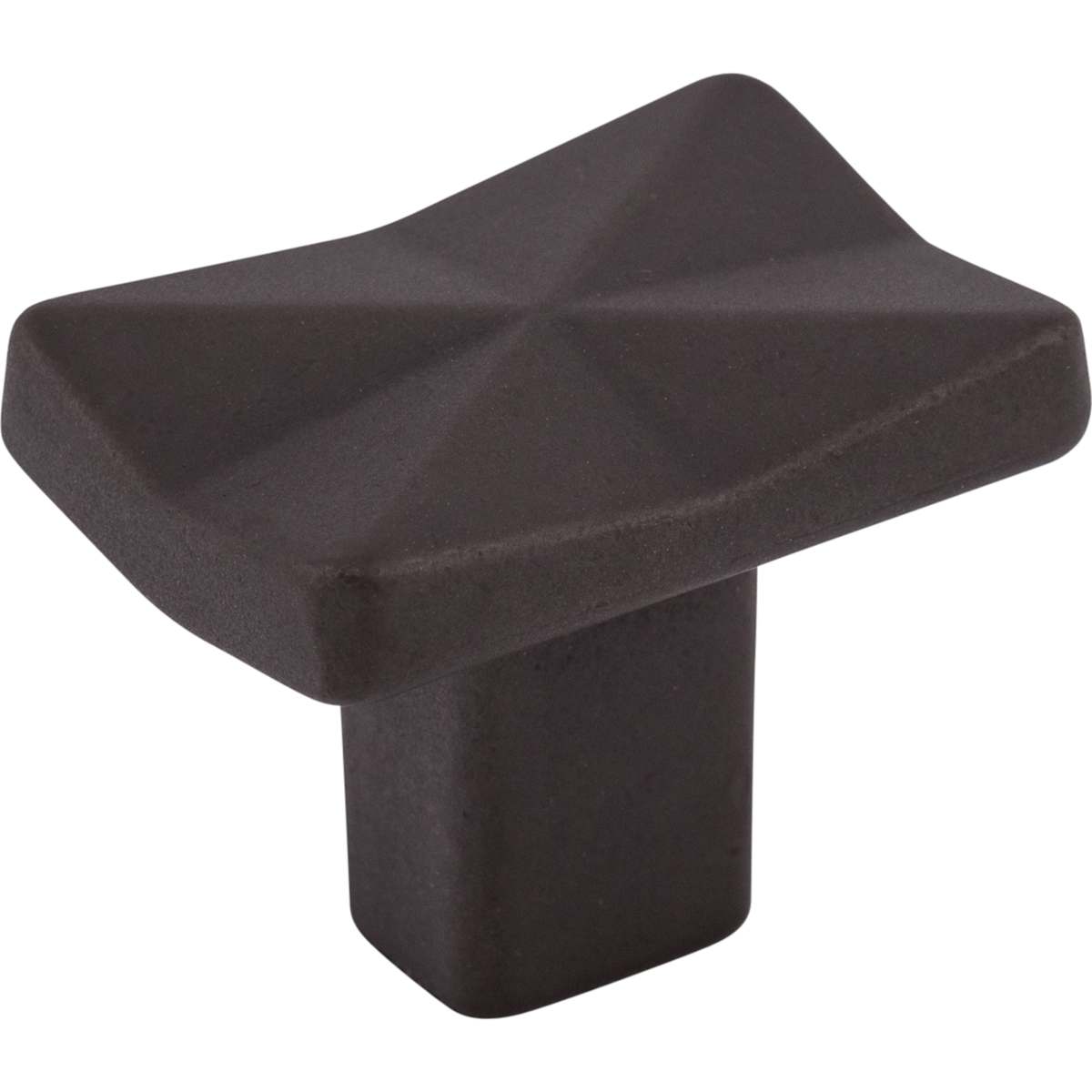 Top Knobs - TK560PC - Quilted 1-1/4 Inch Rectangular Cabinet Knob from the Mercer Collection in Polished Chrome
