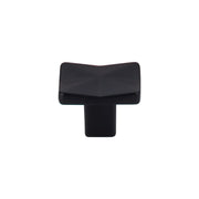 Top Knobs - TK560BLK-25PACK - Quilted 1-1/4 Inch Square Cabinet Knob from the Mercer Collection - 25 Pack in Flat Black