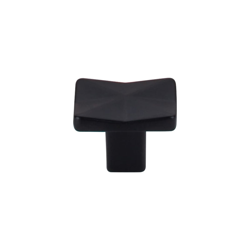 Top Knobs - TK560BLK-25PACK - Quilted 1-1/4 Inch Square Cabinet Knob from the Mercer Collection - 25 Pack in Flat Black