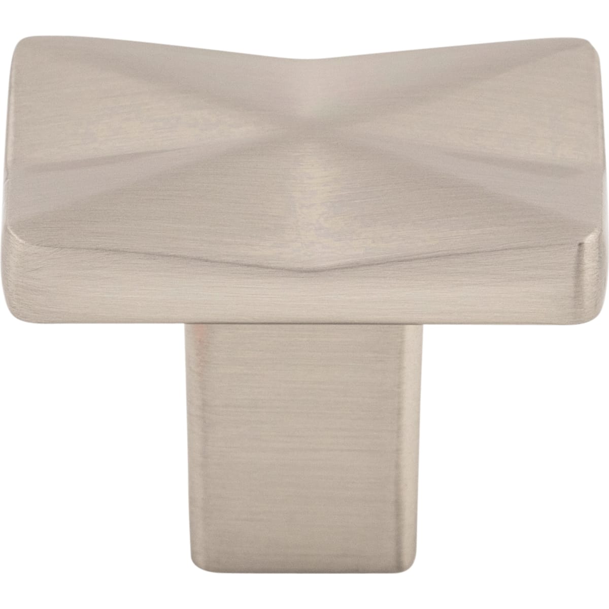 Quilted 1-1/4 Inch Rectangular Cabinet Knob from the Mercer Collection