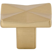 Top Knobs - TK560HB - Quilted 1-1/4 Inch Rectangular Cabinet Knob from the Mercer Collection in Honey Bronze