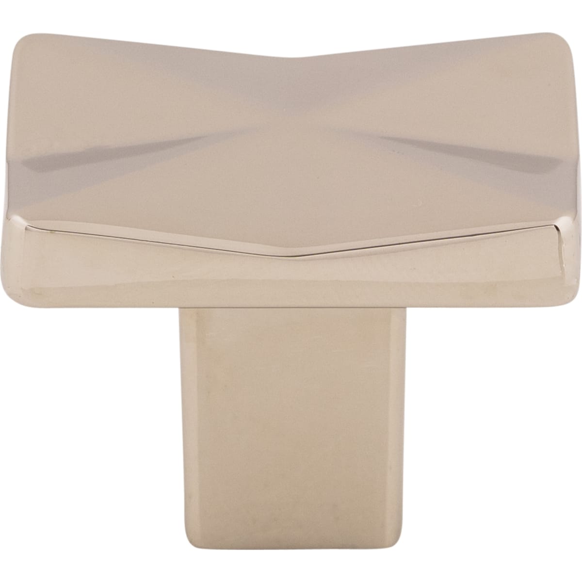 Quilted 1-1/4 Inch Rectangular Cabinet Knob from the Mercer Collection