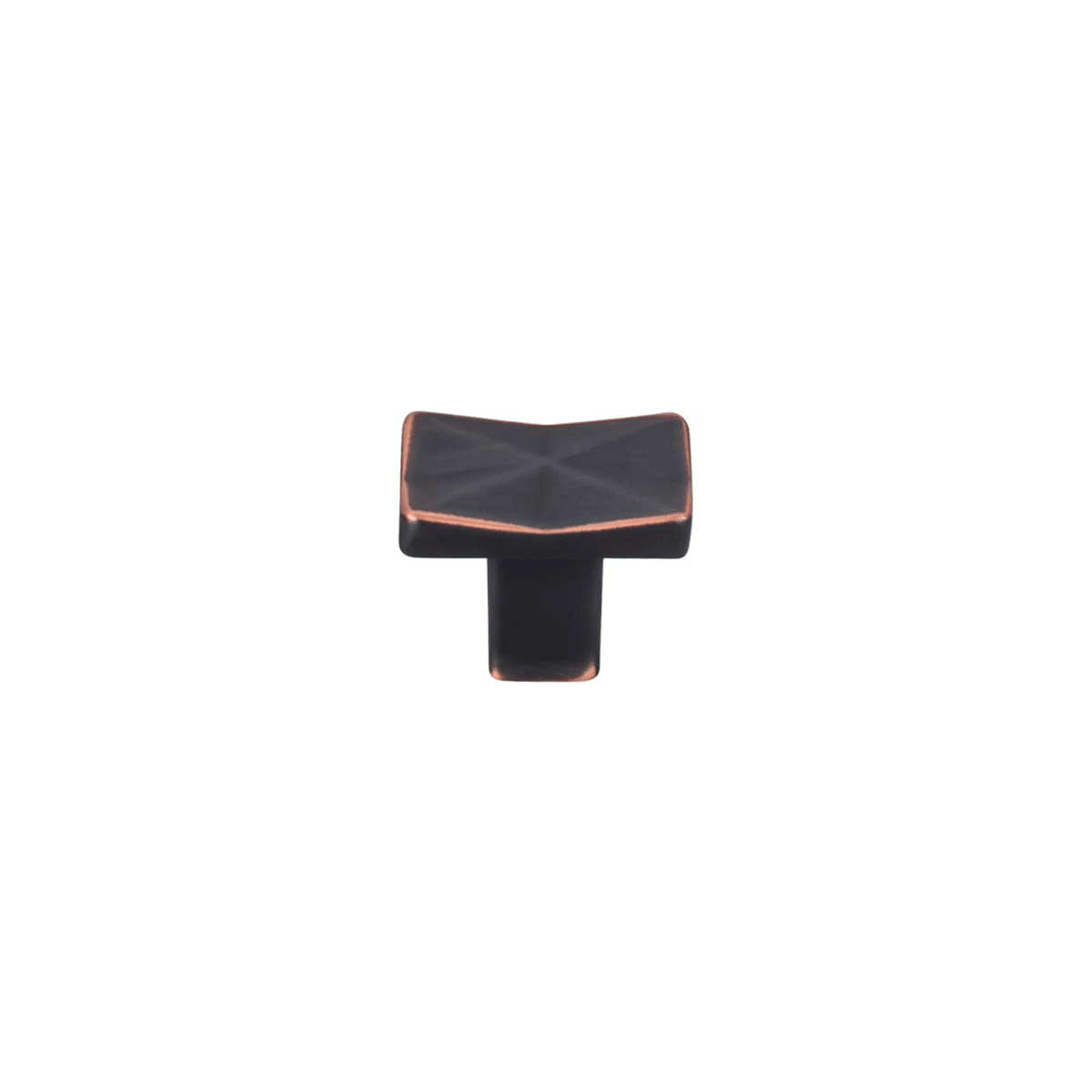 Top Knobs - TK560UM-10PACK - Quilted 1-1/4 Inch Square Cabinet Knob from the Mercer Collection - 10 Pack in Umbrio