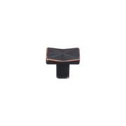 Top Knobs - TK560UM-10PACK - Quilted 1-1/4 Inch Square Cabinet Knob from the Mercer Collection - 10 Pack in Umbrio
