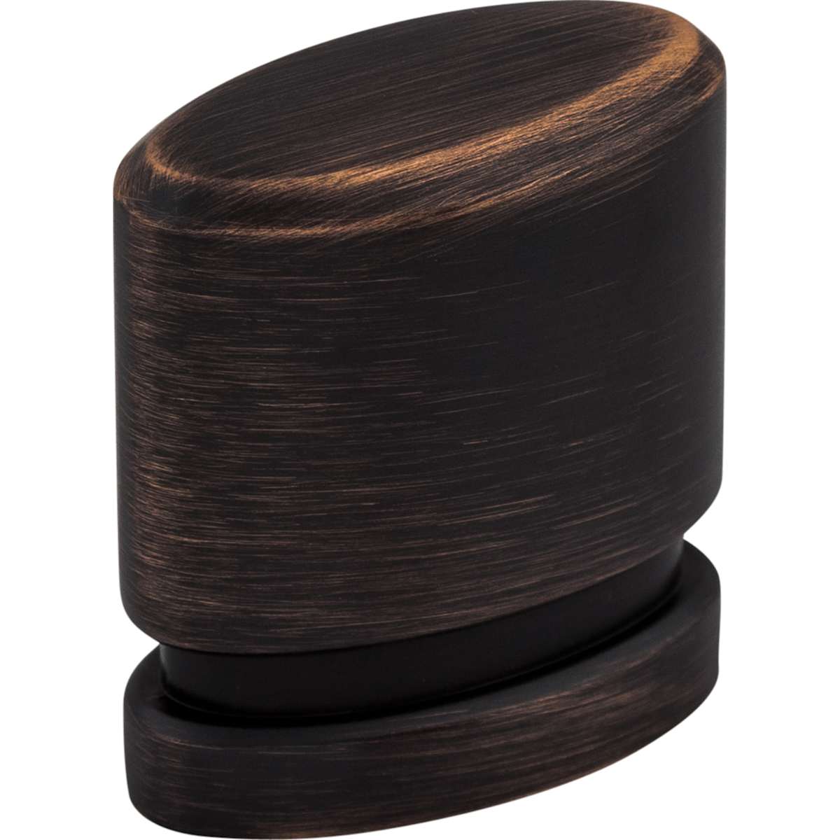 Top Knobs - TK57ORB - Oval 1 Inch Oval Cabinet Knob from the Sanctuary Collection in Oil Rubbed Bronze