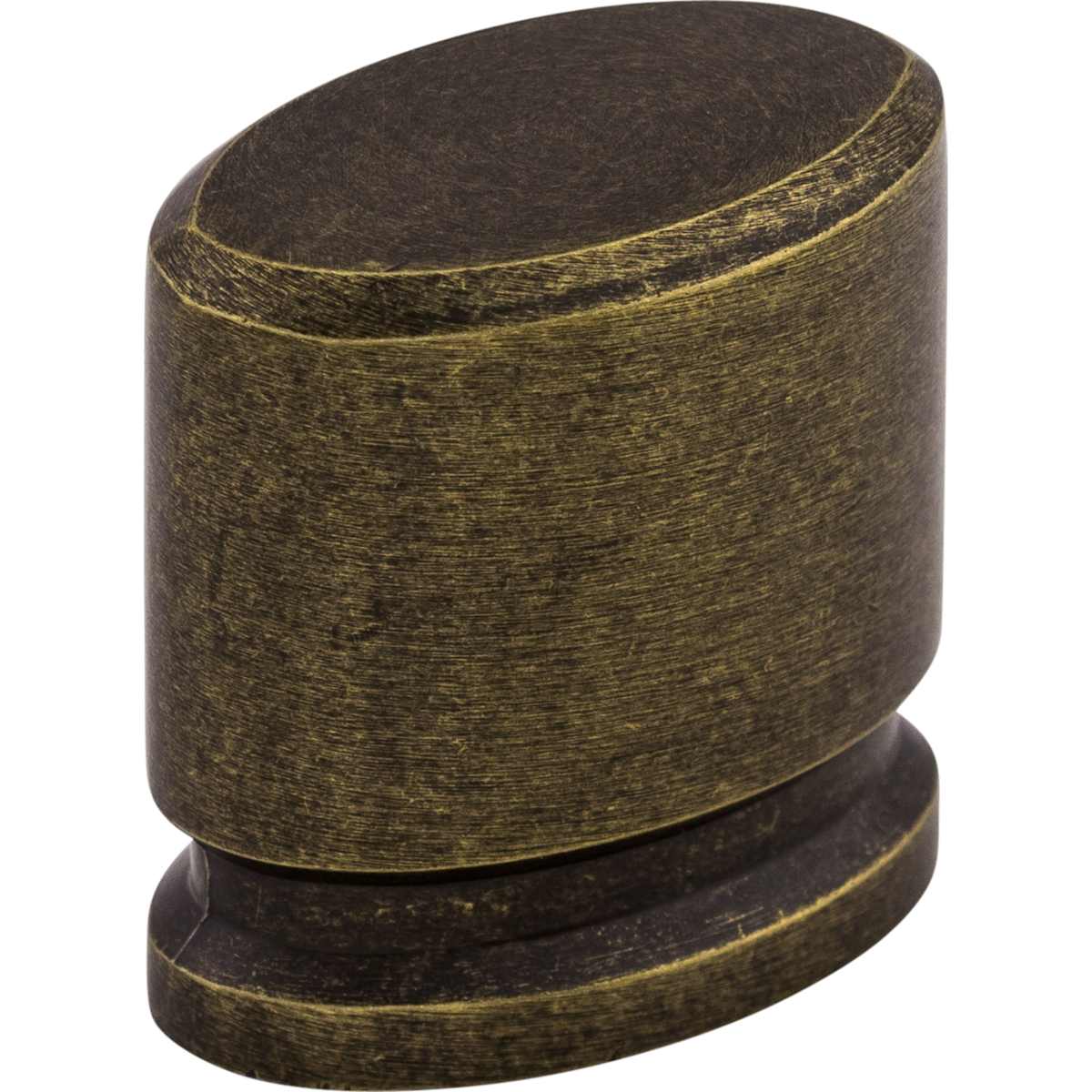 Top Knobs - TK59GBZ - Oval 1-1/8 Inch Oval Cabinet Knob from the Sanctuary Collection in German Bronze