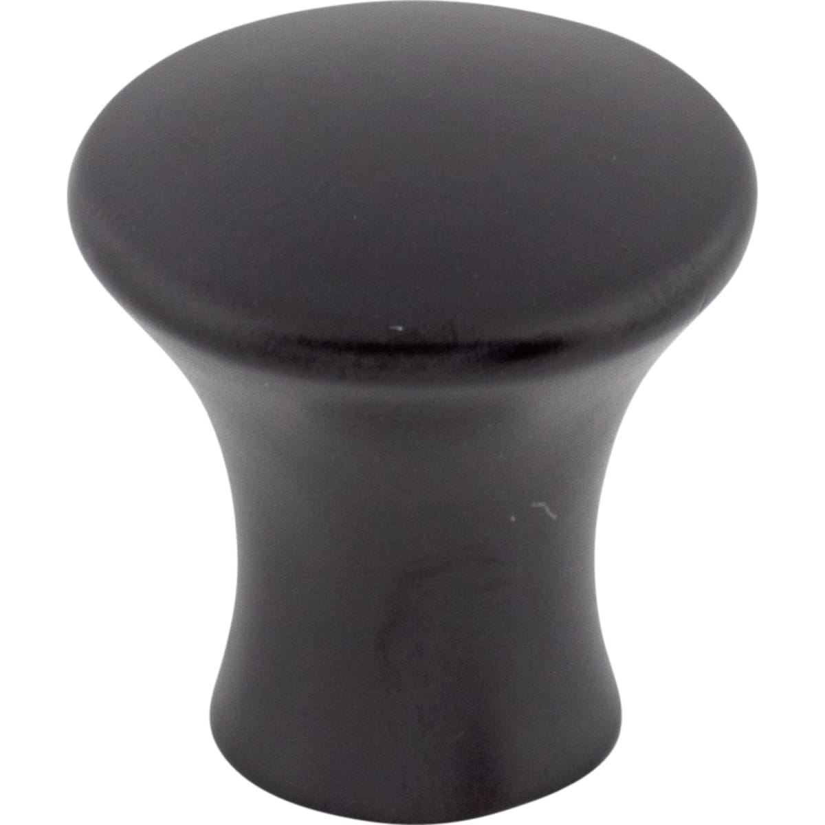 Top Knobs - TK590BLK - Oculus 7/8 Inch Mushroom Cabinet Knob from the Mercer Collection in Black