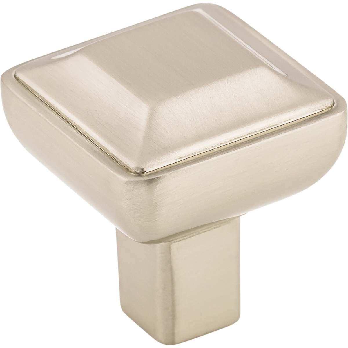 Top Knobs - TK670PC - Podium 1 Inch Square Cabinet Knob from the Transcend Collection in Polished Chrome